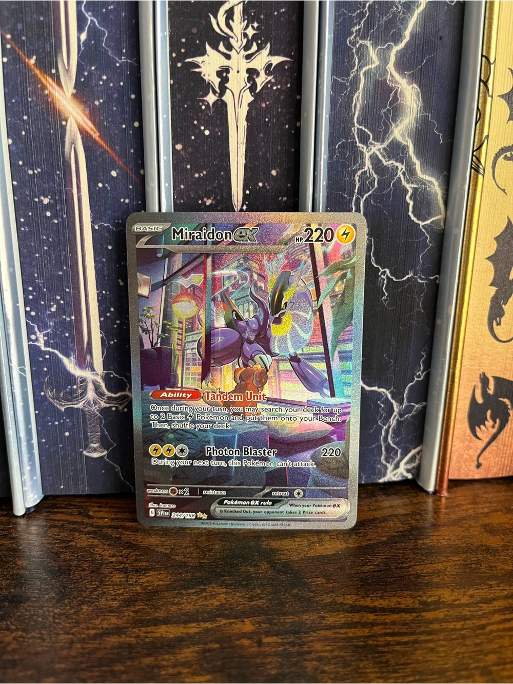 Miraidon ex Pokemon Scarlet & Violet Base Set Card SIR 244/198